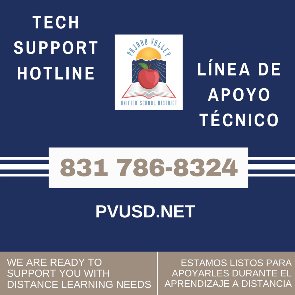 Tech Support Hotline 831 786 8324